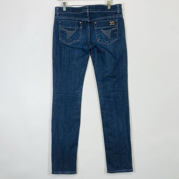 Joe's Jeans Pocket Logo Dark Vncent Wash Skinny 8.5" Low Rise Jeans‎ Women's 29 - Picture 5 of 9